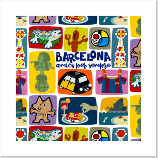 Barcelona Posters and Art